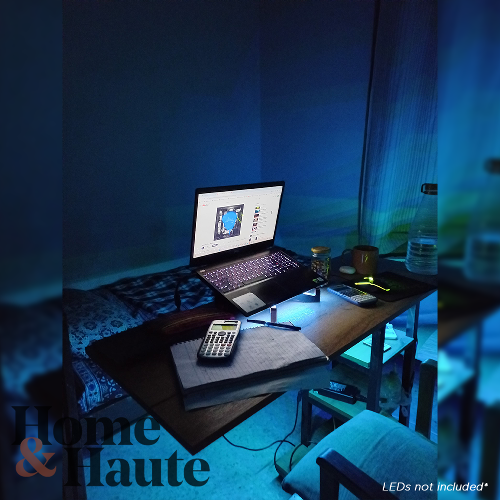 Multi-Purpose, Multi-Functional Wooden and Metal Bedside Laptop/PC Desk, Coffee Table, Serving Tray - Image 5