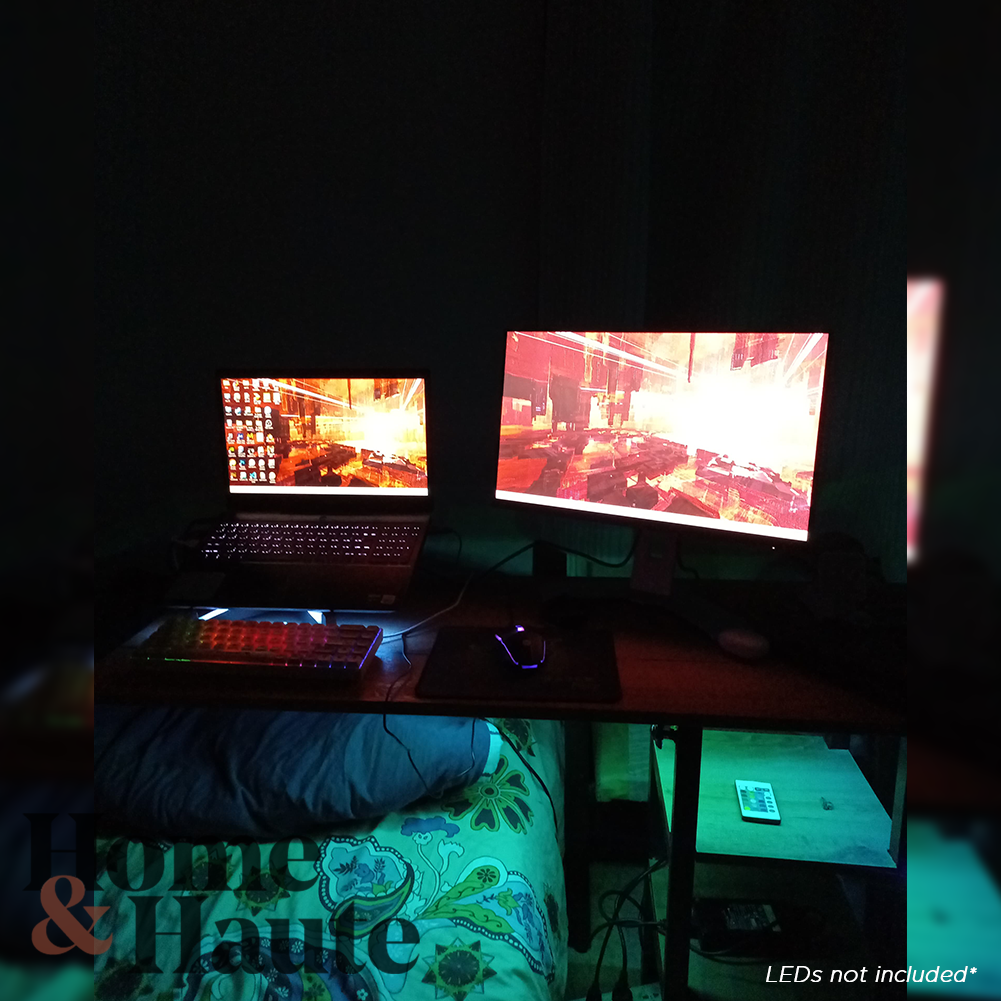 Multi-Purpose, Multi-Functional Wooden and Metal Bedside Laptop/PC Desk, Coffee Table, Serving Tray - Image 4